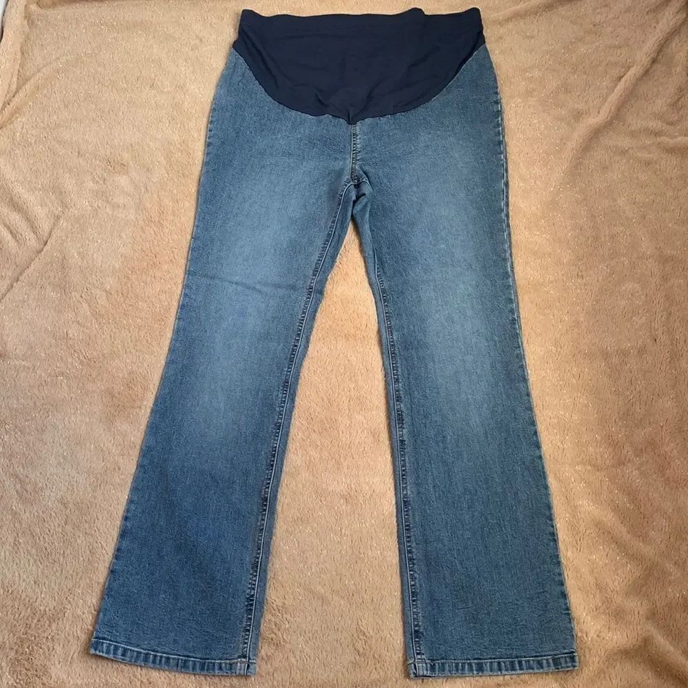 Old Navy Vintage Maternity Denim Jeans Pants M Reg